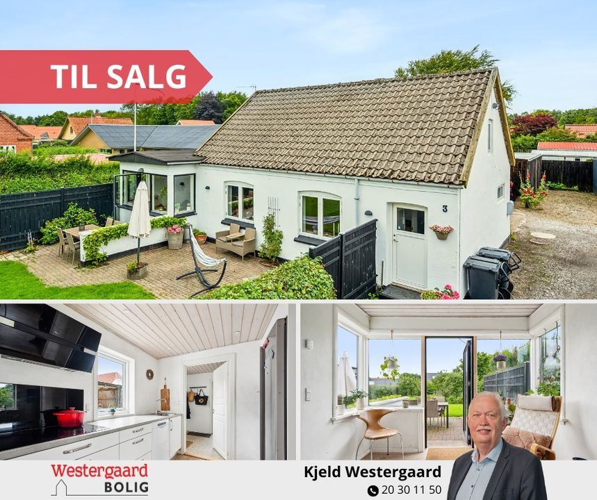 Westergaard Bolig tilbyder moderniseret hjem nær Brønderslev centrum til kr. 798.000