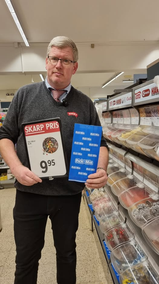 Meny Klarup lokker med slik til spotpris i weekenden