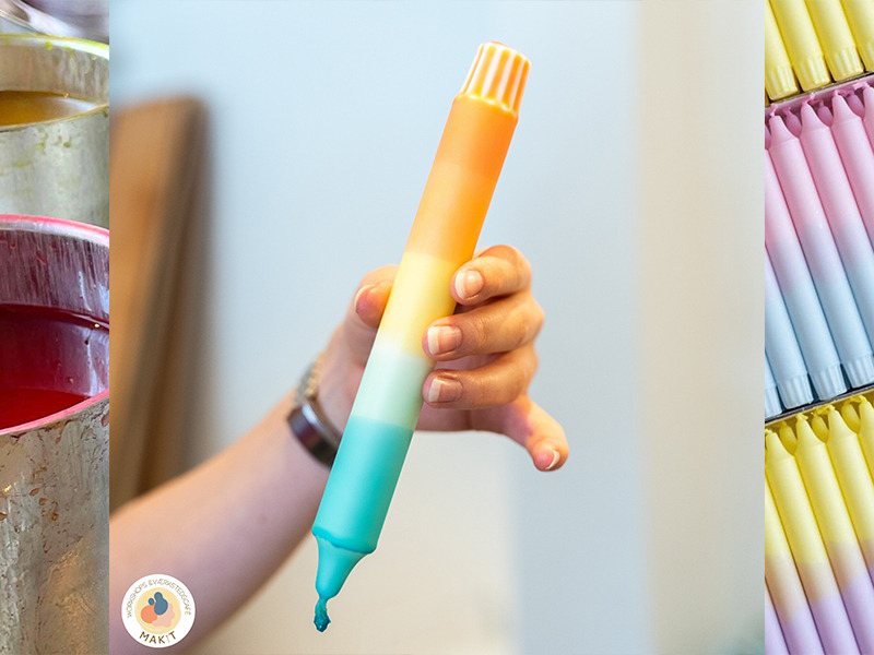 Kreativ søndag med lysfremstilling på Gladsaxe Hovedbibliotek