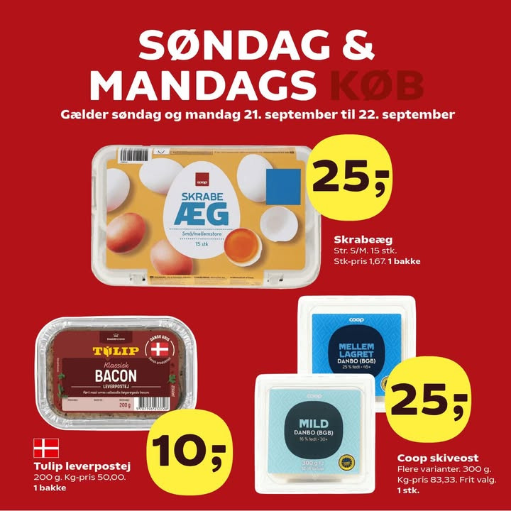 Superbrugsen Dronninglund tilbyder gode søndags- og mandagskøb