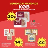 SuperBrugsen Dronninglund inviterer til søndags- og mandagskøb