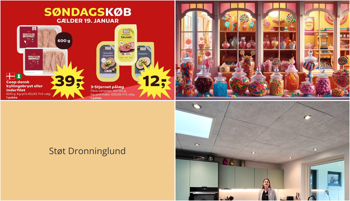 Nyt fra SUPERBRUGSEN DRONNINGLUND, Slikhuset Hjallerup og Mæglerhuset