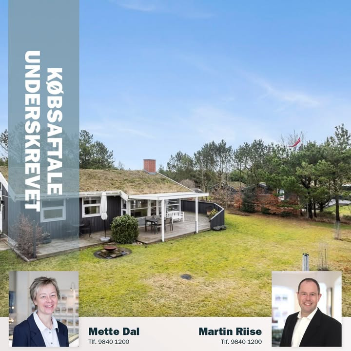 Nybolig Sæby A/S underskriver købsaftale for Grævlingestien 5 i Sæby