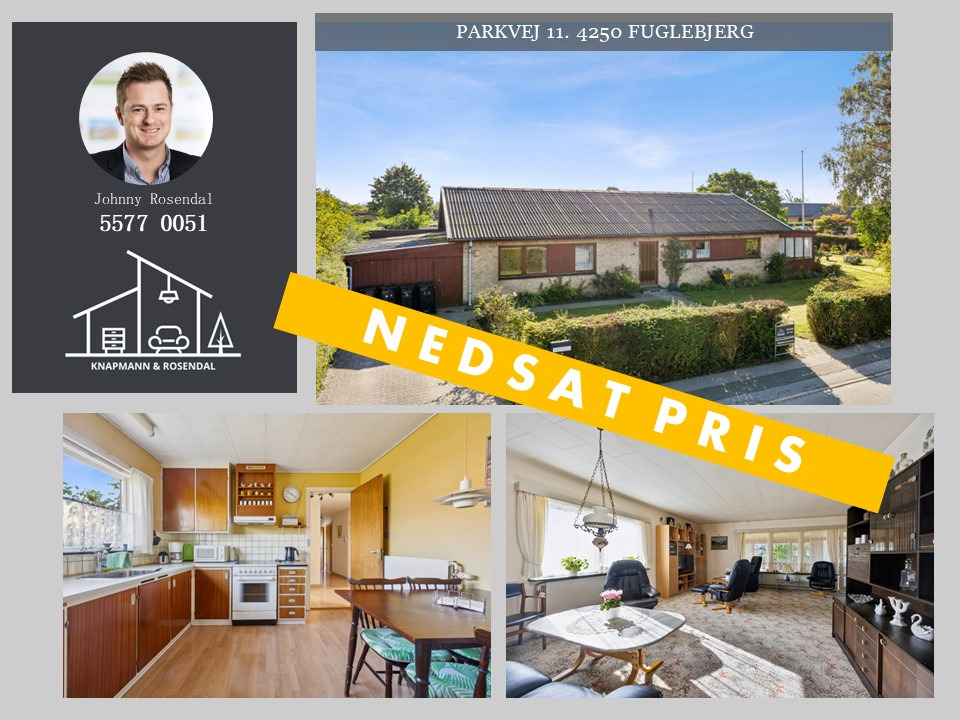 Ny pris på 60'er villa i Fuglebjerg fra Knapmann & Rosendal ApS