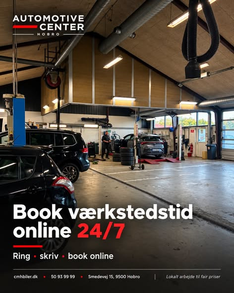 Oscar Biludlejning Hobro har ledige værkstedstider i efterårsferien