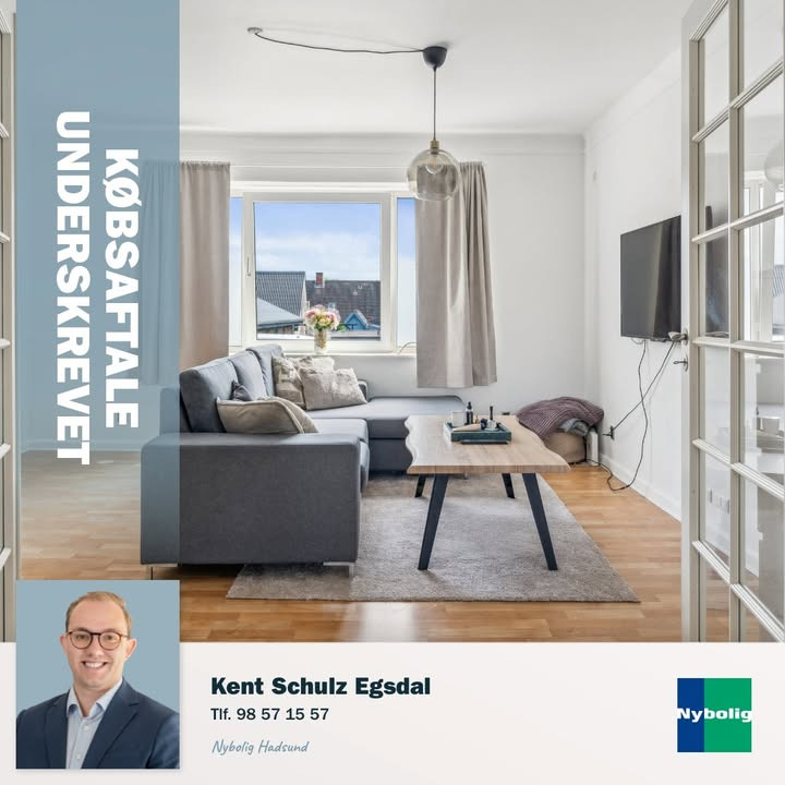 Nybolig Hadsund annoncerer købsaftale på charmerende ejerlejlighed med altan og moderne faciliteter