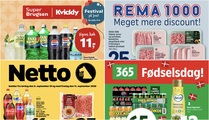 Friske Clara Friis pærer til 16 kr. og Rocca Alata Valpolicella Ripasso til halv pris