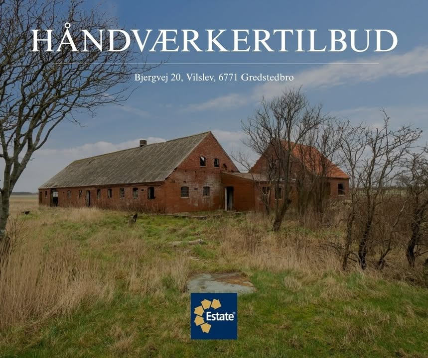 Håndværkertilbud på Bjergvej 20 i Vilslev med stort potentiale fra ESTATE Robin Thybo Esbjerg & Varde