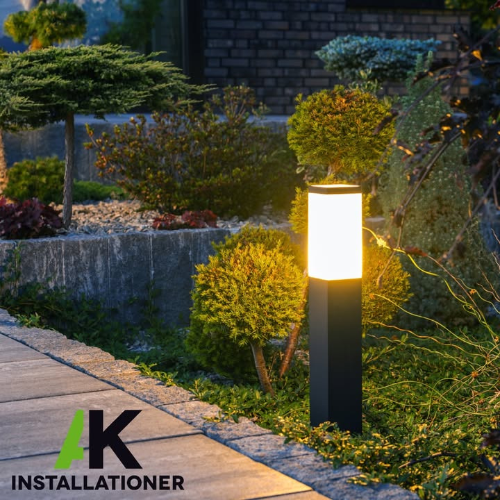 AK Installationer tilbyder hjælp til udendørs belysning i de mørke måneder