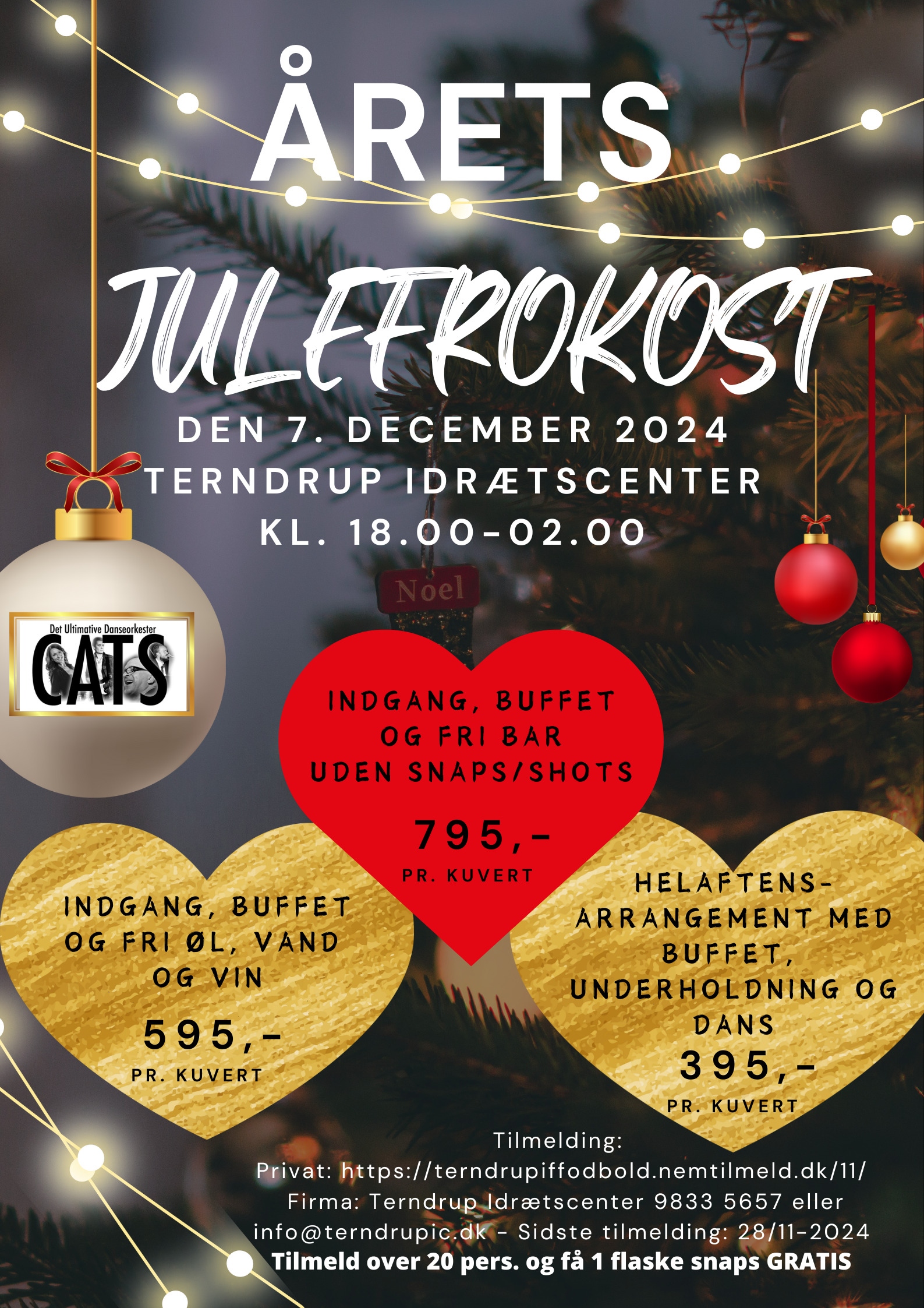 Årets julefrokost i Terndrup Idrætscenter