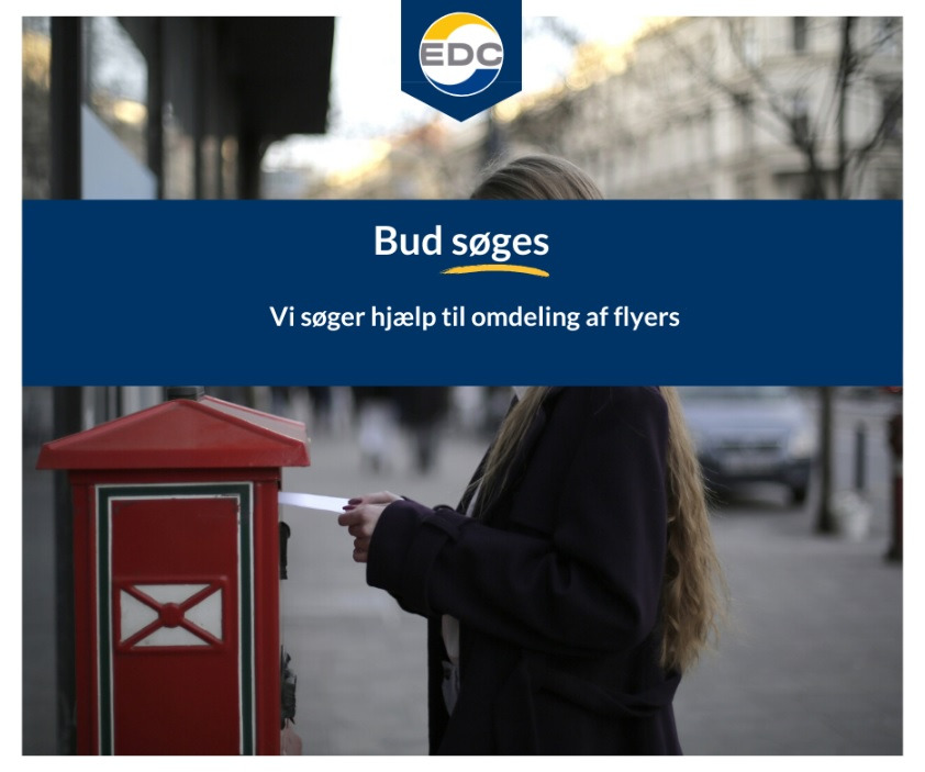 EDC Søren Jensen søger bud til flyeruddeling i Hobro og omegn