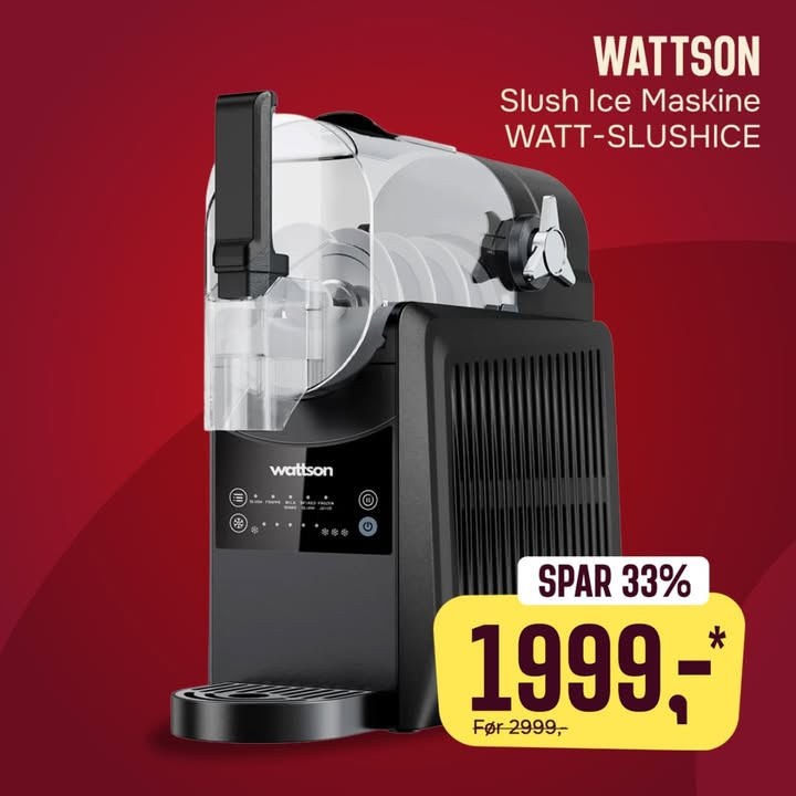 Skousen Thisted præsenterer slushice-maskine til sommerens varme dage