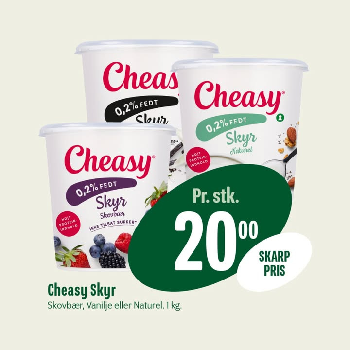 Start dagen med skyr fra MIN KØBMAND, NIM