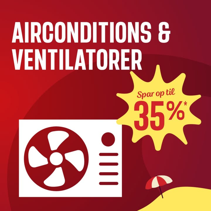 Skousen Thisted tilbyder store rabatter på airconditions og ventilatorer i sommervarmen
