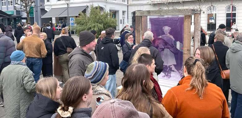 Nyt kunstværk afsløret på Torvet