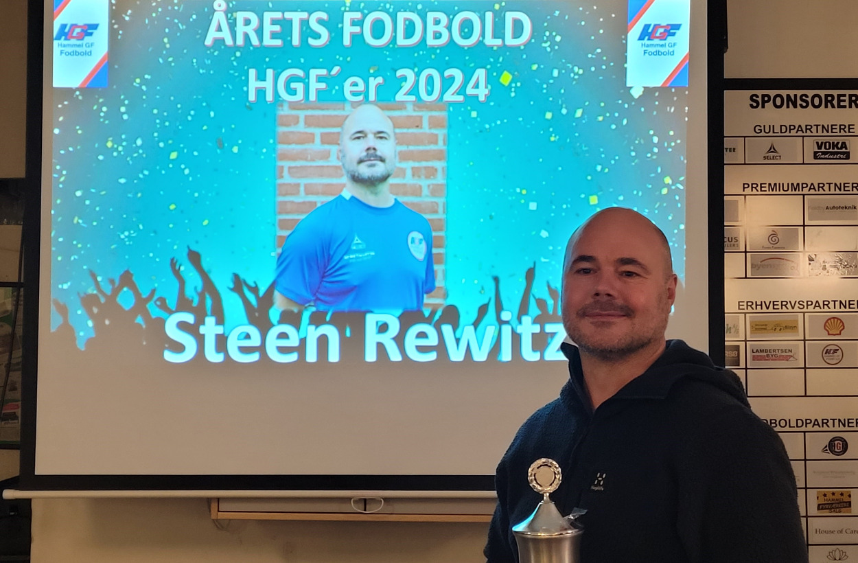 Steen Rewitz er årets fodbold-HGF'er 2024