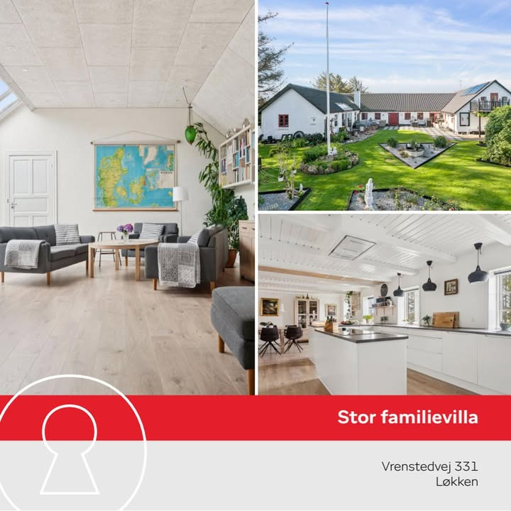 Home Brønderslev præsenterer stor villa med sjæl og muligheder nær Løkken