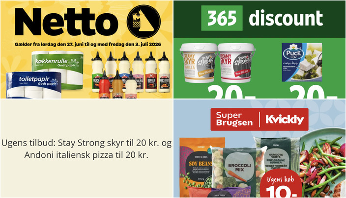 Ugens tilbud: Stay Strong skyr til 20 kr. og Andoni italiensk pizza til 20 kr.