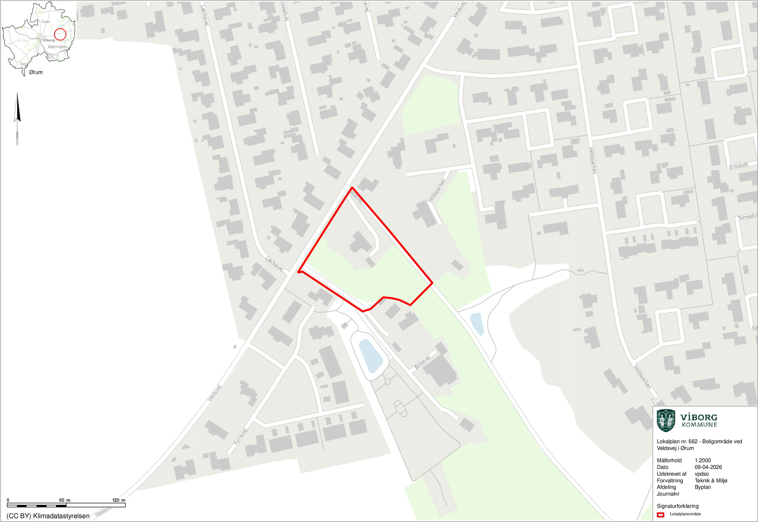 Viborg Byråd sender ny lokalplan for boligområde i Ørum i høring frem til maj 2026