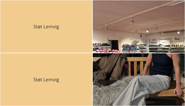 Nyt fra Livingshop Holstebro, KJELD SKO, Gimsinghoved og 1 anden