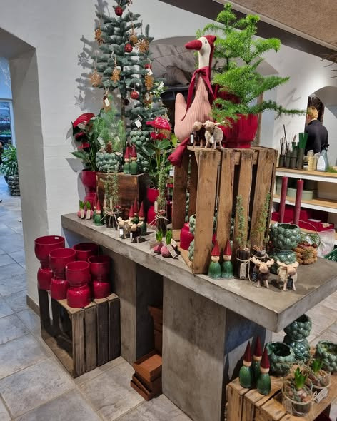 Fynbogården Blomster ApS byder velkommen til en traditionelt rød jul i butikken