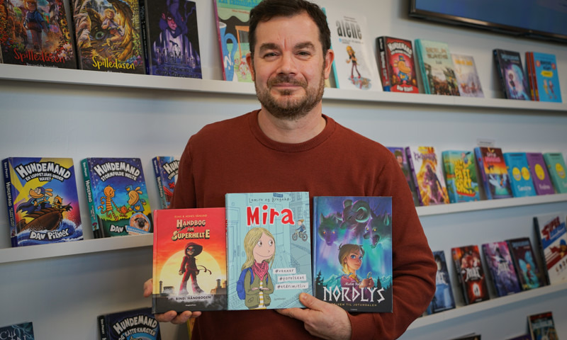 Tegneserier får nøglerolle i ny litteraturplan efter Næstveds succes med at øge børns læselyst og udlån