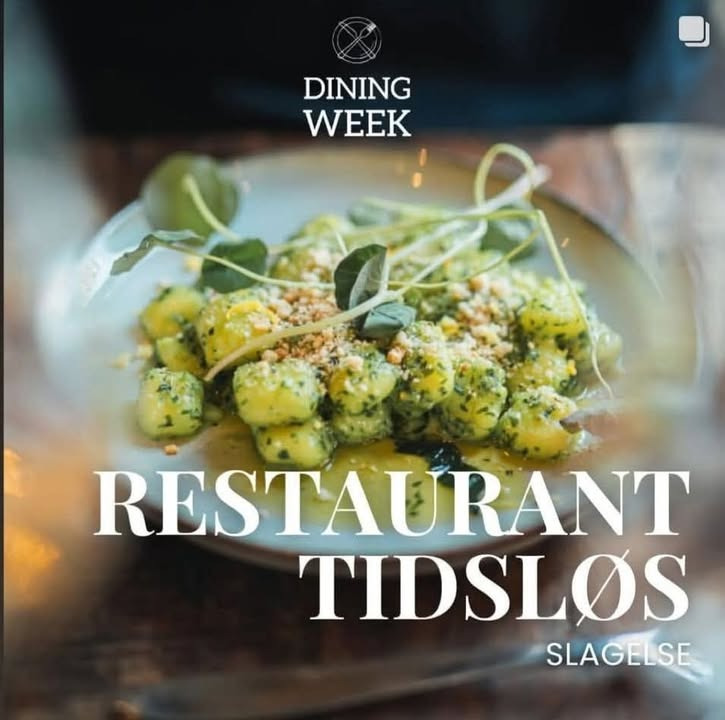 Café Tidslös: Sidste chance for dining week uge 7 i 2025 med ledigt bord kl. 19:30