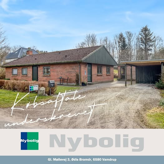 Nybolig Kolding sælger ejendom på Gl. Møllevej 3 i Vamdrup