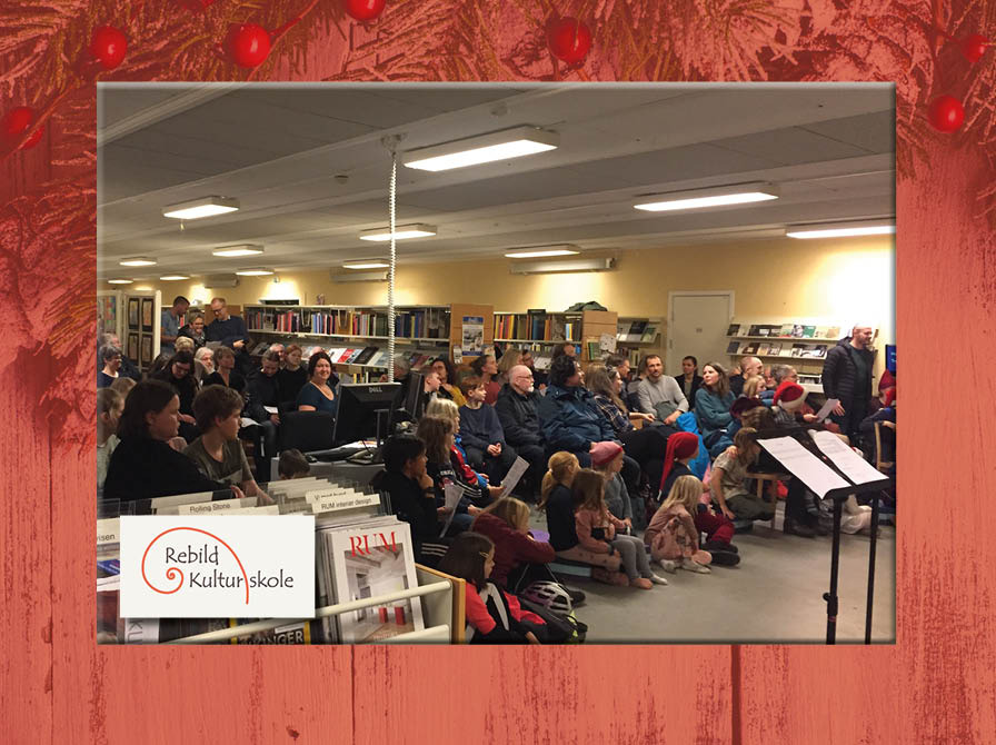 Julekoncerter på Skørping Bibliotek med Rebild Kulturskole