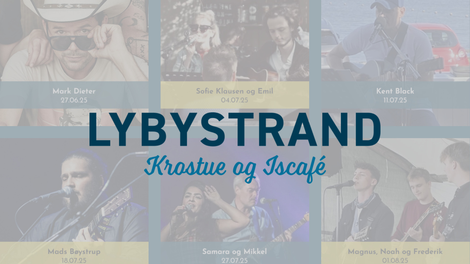 Seks sommerfredage med musik og hygge på LYBYSTRAND
