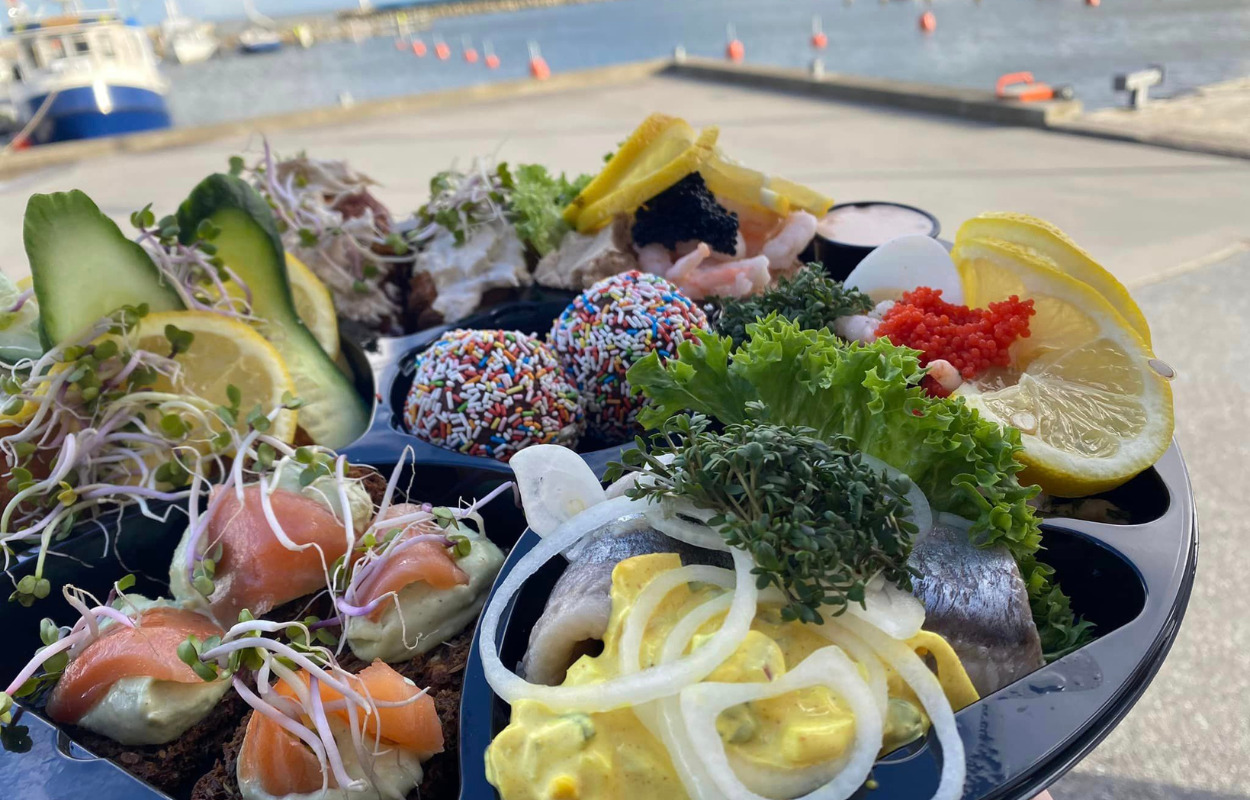 Havnens Fisk og Grills påskeplatte 2024