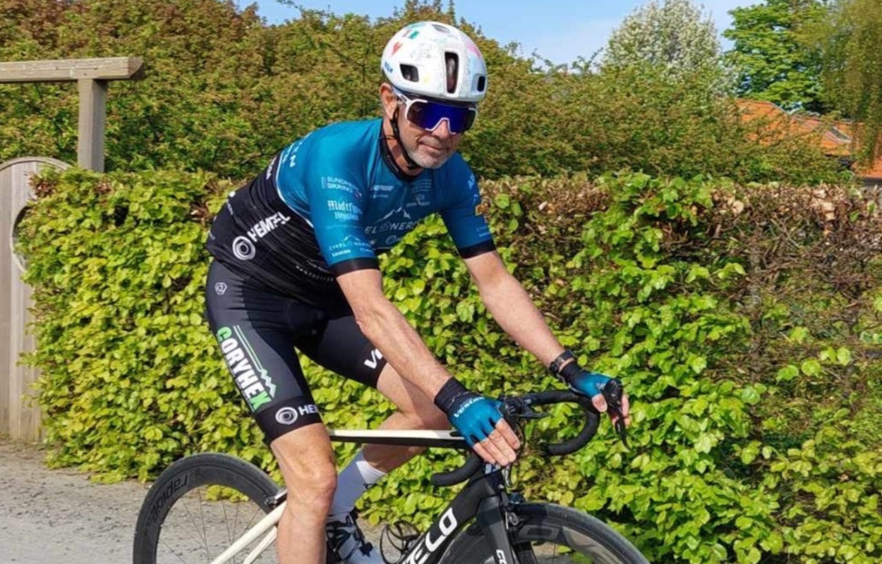 Hans Kristian Hoffmann fra Juelsminde cykler Tour de France-bjerge og gør en forskel!