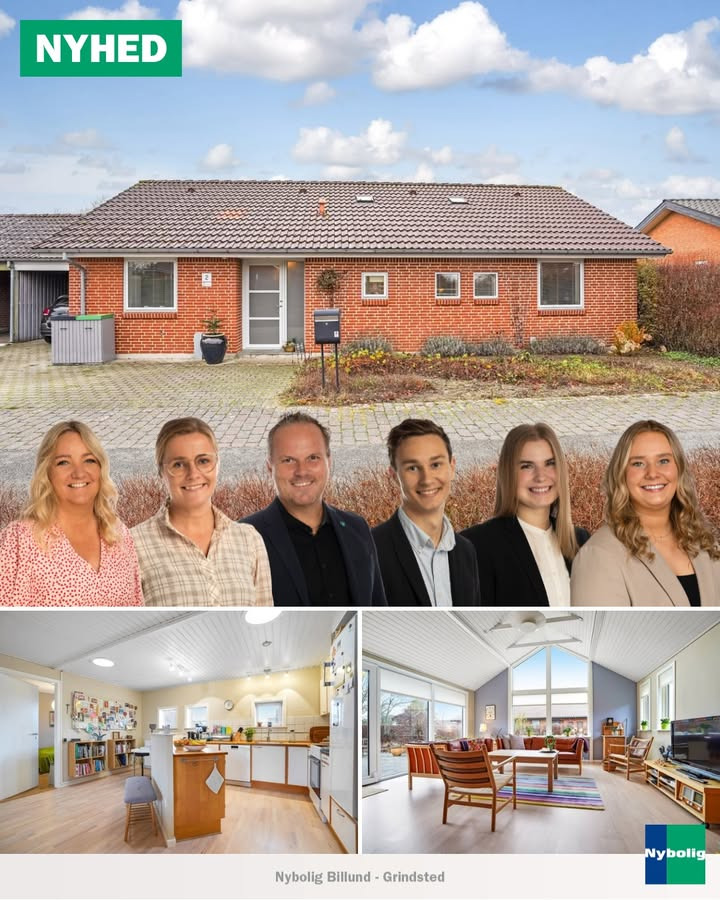 Nybolig Billund præsenterer nyt rækkehus på Markskellet 2 i Billund