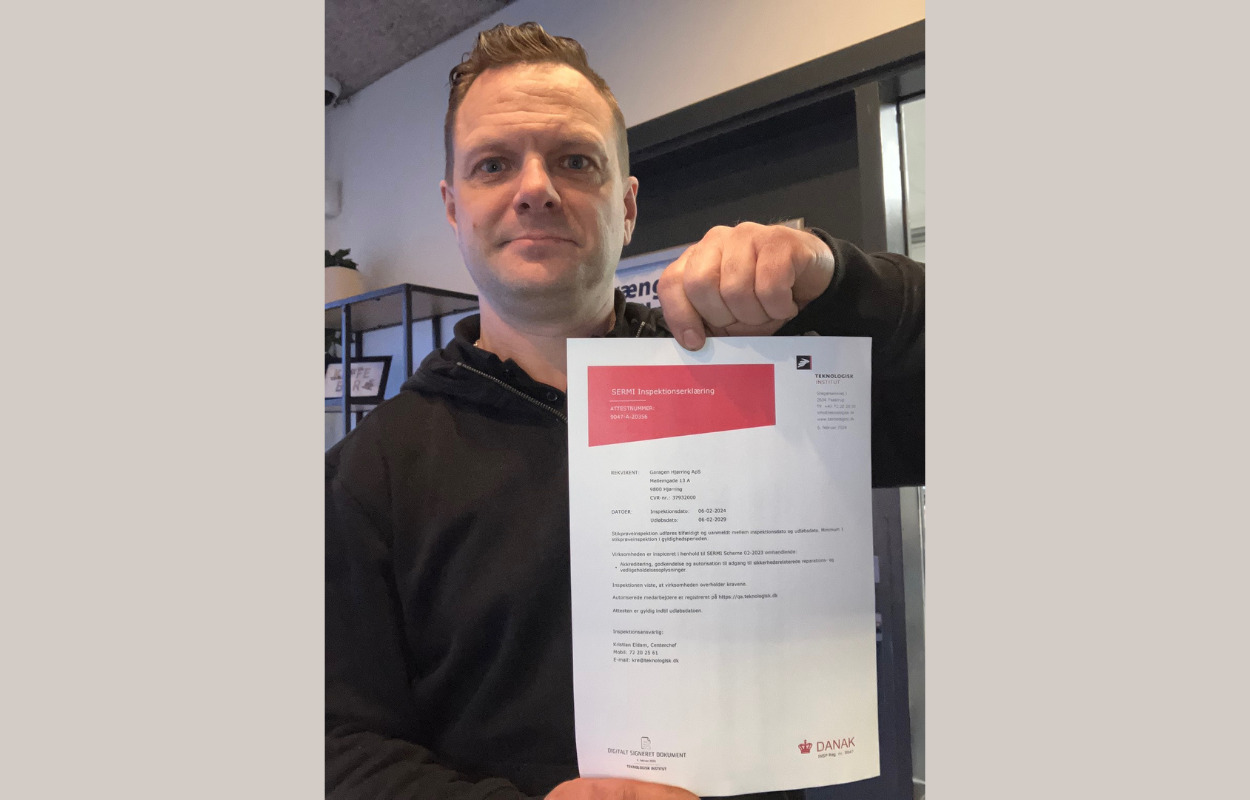 Centrum Auto opnår SERMI-certificering og øger dermed sikkerheden og kvaliteten