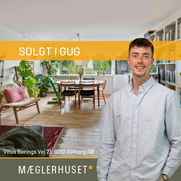 Mæglerhuset Aalborg har solgt rækkehus på Vitus Berings Vej 21 i Gug