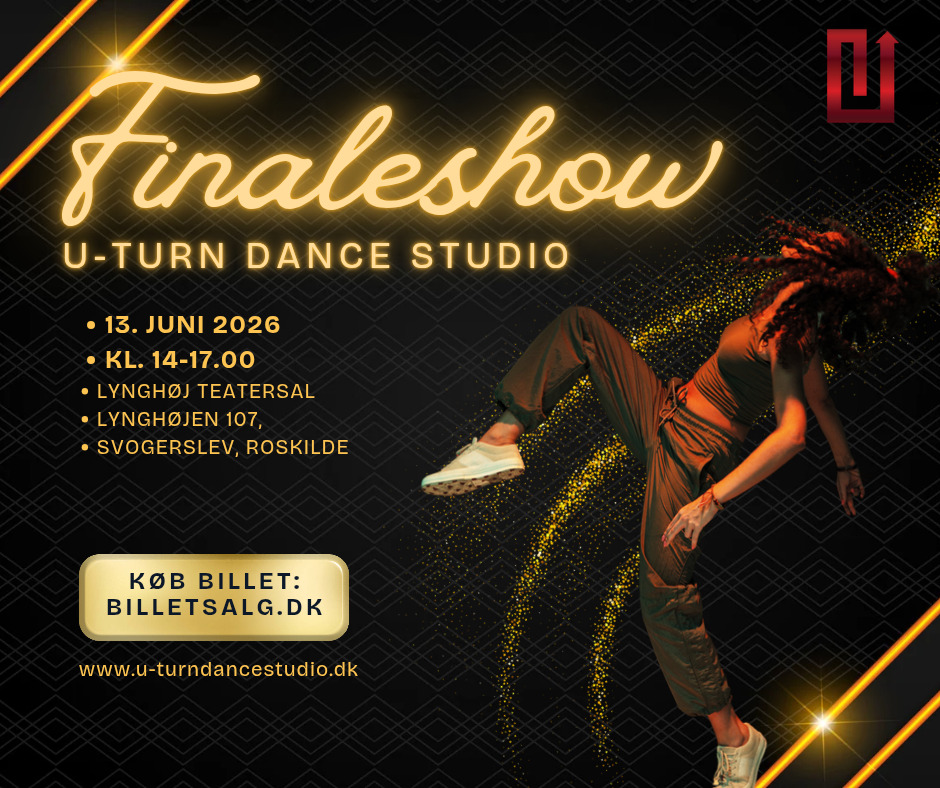 Finaleshow med U-Turn Dance Studio i Roskilde
