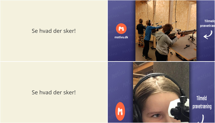 Riffelskydning og prøvetræning for unge i Videbæk
