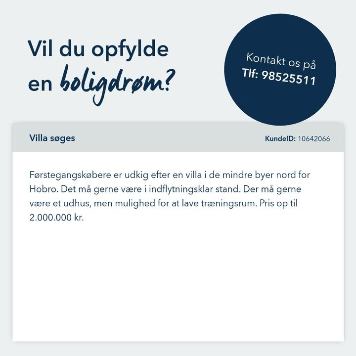 EDC Søren Jensen søger boliger til købeklare kunder