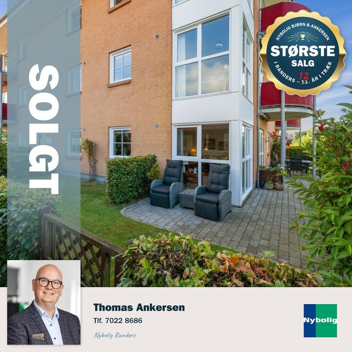 Nybolig Bjørn & Ankersen sælger andelsbolig i Randers NØ