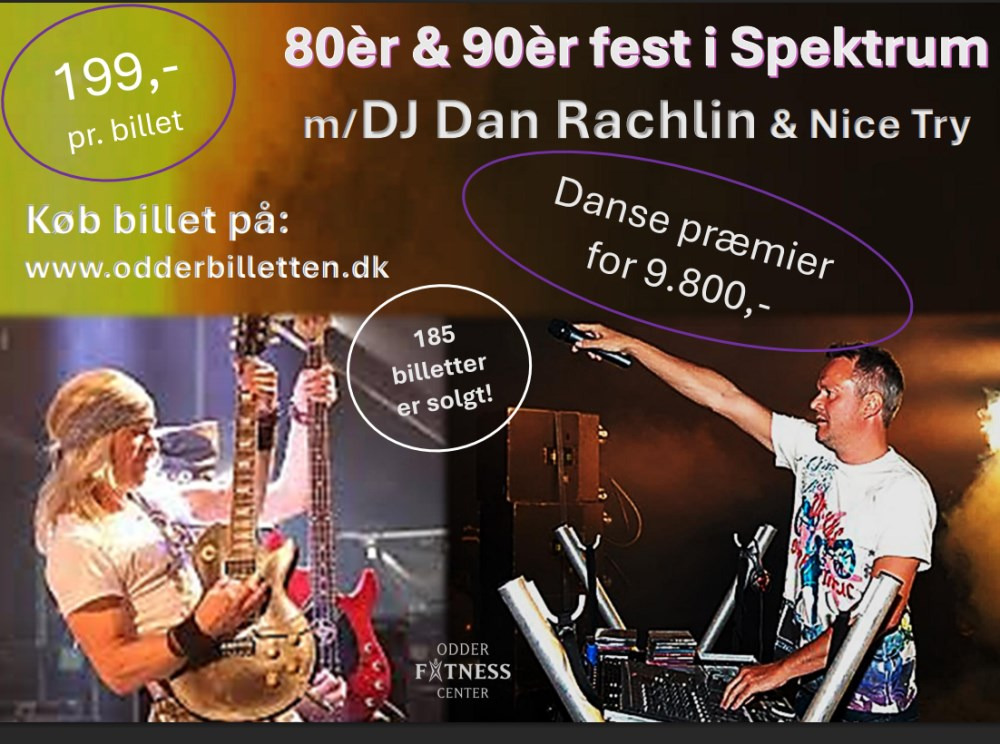 Festlig aften med Dan Rachlin og Nice Try i Odder