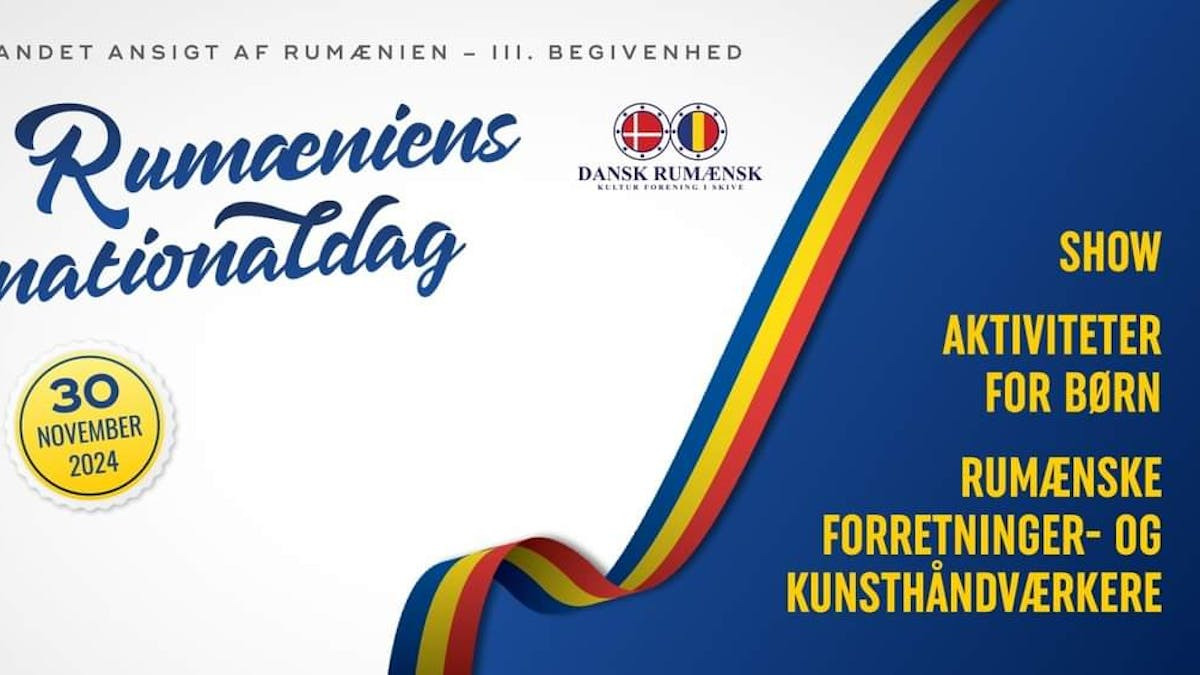 Fejr den rumænske nationaldag i Roslev med fest og farver