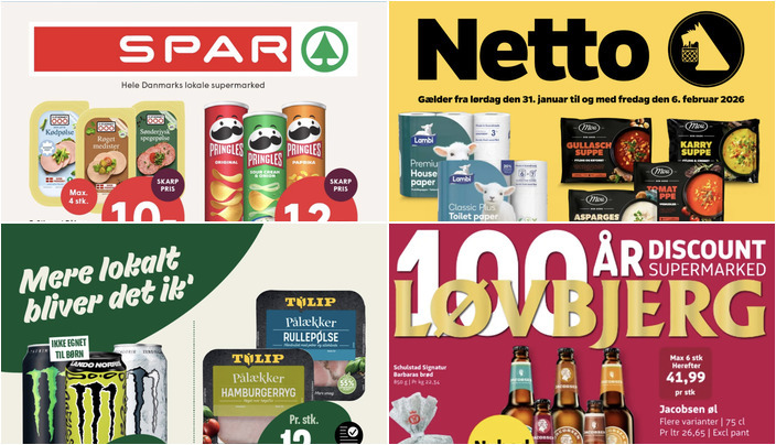 Lokale tilbud: Kohberg brød til 10 kr. og Dan Cake skærekage til 25 kr.