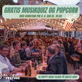 Gratis musikquiz og popcorn i festugen i Randers