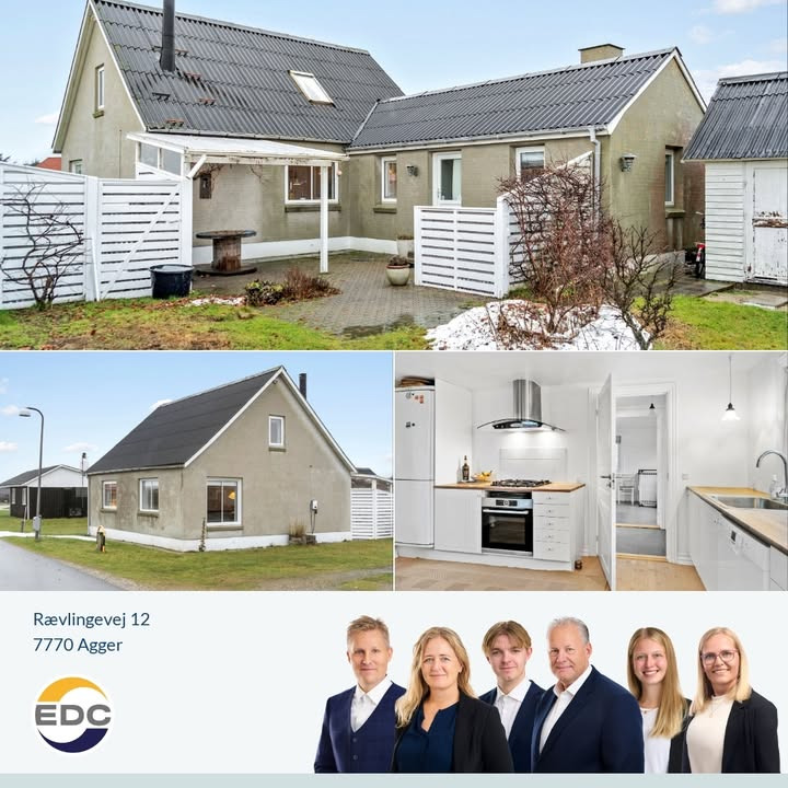 EDC Hurup Thy præsenterer hyggeligt fiskerhus 650 m fra strandkanten