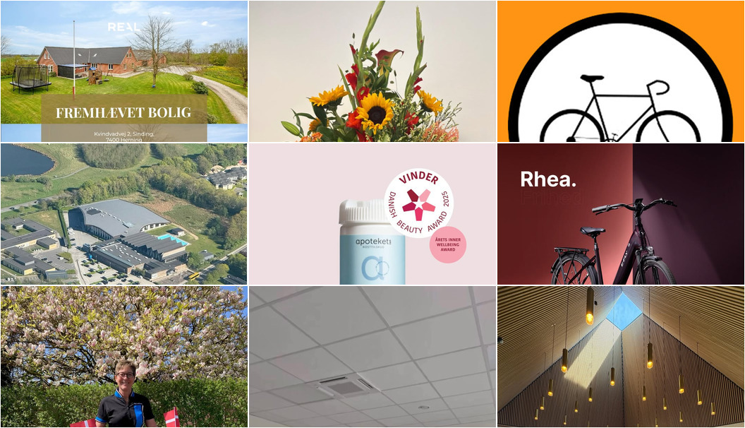 Nyt fra Vestergades Blomster ApS, Herning Løve Apotek, Cykelkram ApS og 6 andre