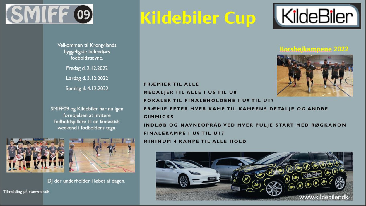 SMIFF afholder stort indefodboldstævne i Korshøjhallen
