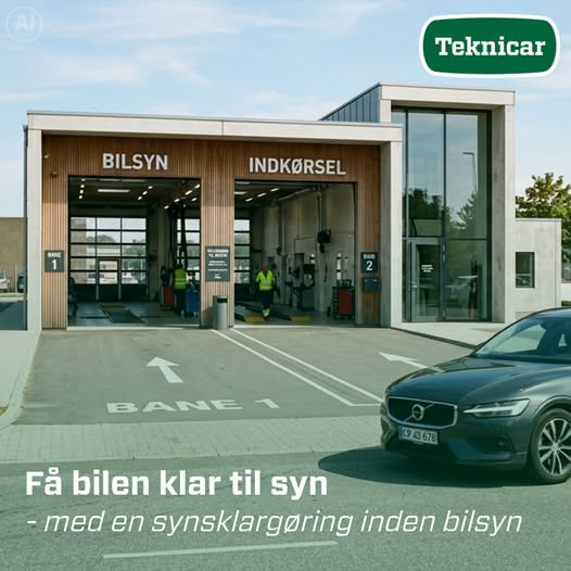 Hadsund Autohandel ApS gennemgår bilen før syn