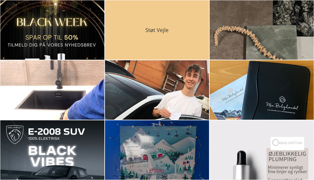 Nyt fra Frelsens Hærs Genbrugsbutik, Lets Drive, HENRIK CHRISTENSEN Vejle og 5 andre