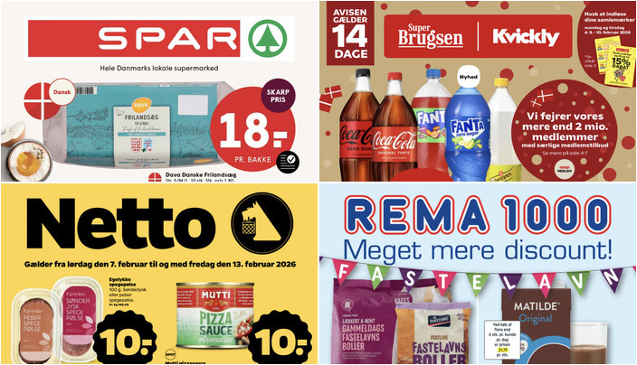 Skarpe lokale tilbud: Danonino til 10 kr. og Anthon Berg marcipanbrød til 6,99 kr.