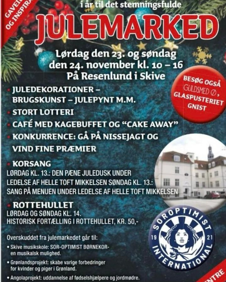 Guldsmed Ø inviterer til julemarked på Resenlund den 23. og 24. november